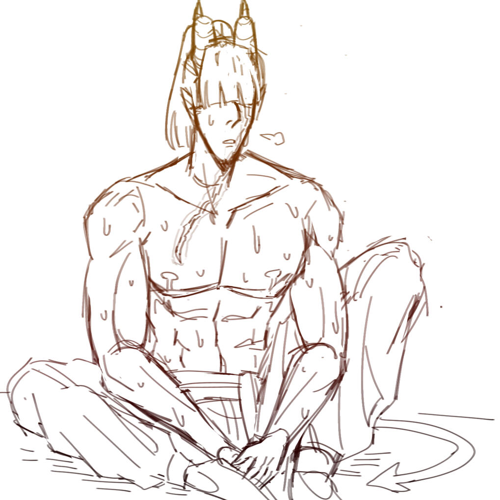 full body, sketch/lineart